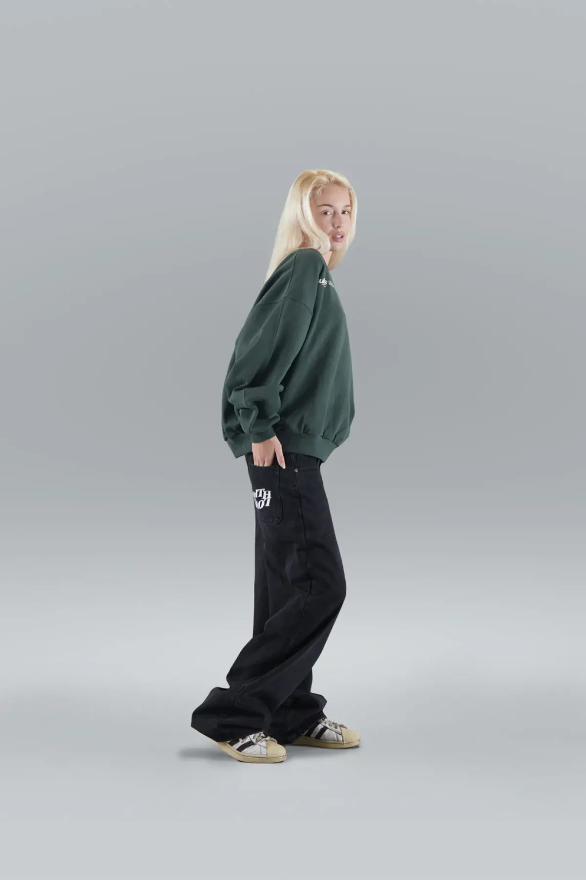 Scuffers Crewneck^Sign Green Crewneck