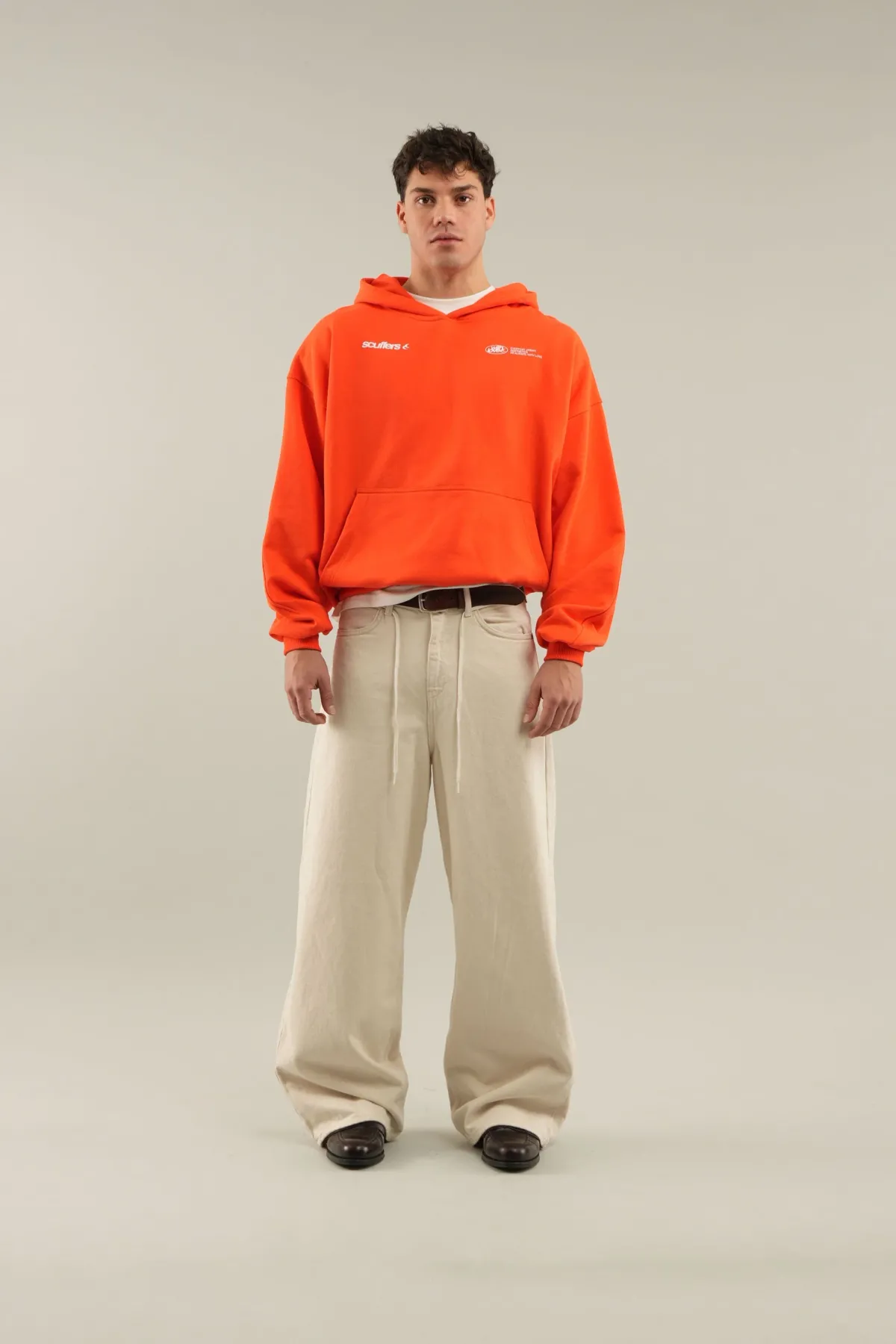 Scuffers Hoodies^Sign Orange Hoodie
