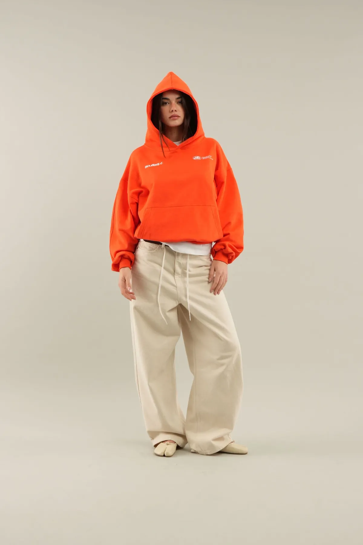 Scuffers Hoodies^Sign Orange Hoodie