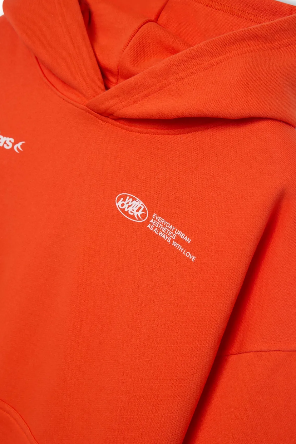 Scuffers Hoodies^Sign Orange Hoodie