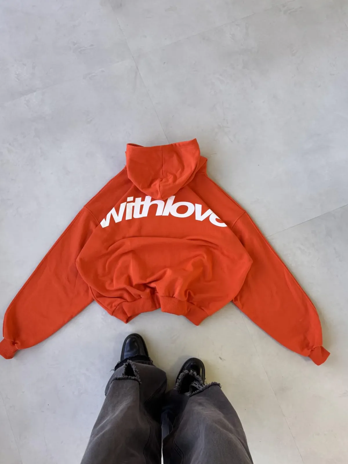 Scuffers Hoodies^Sign Orange Hoodie