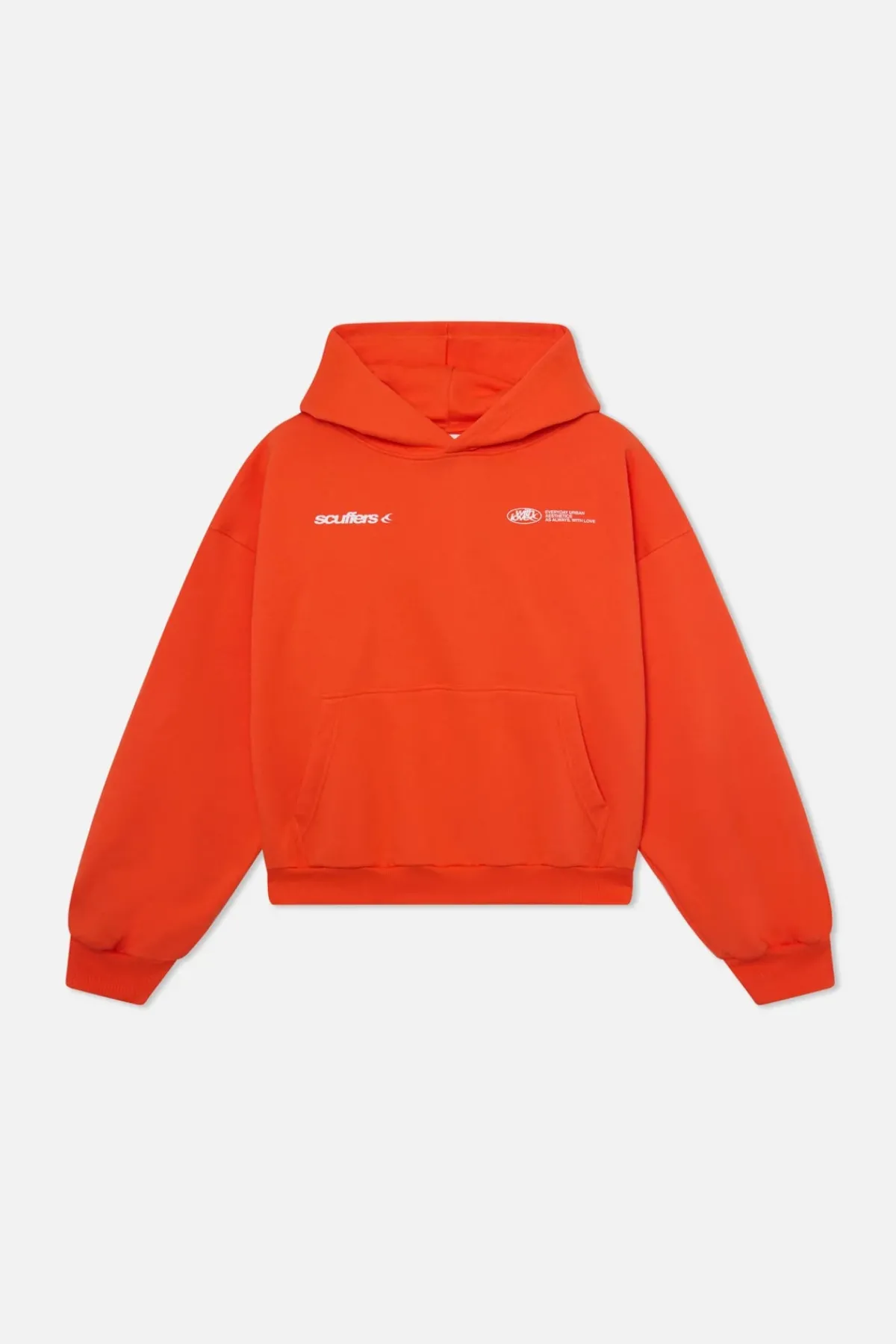 Scuffers Hoodies^Sign Orange Hoodie