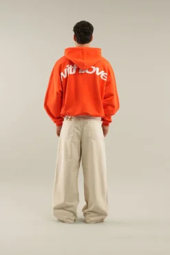 Scuffers Hoodies^Sign Orange Hoodie