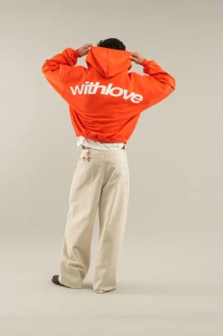 Scuffers Hoodies^Sign Orange Hoodie