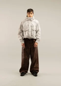 Scuffers Outerwear^Snake Light Grey Windbreaker