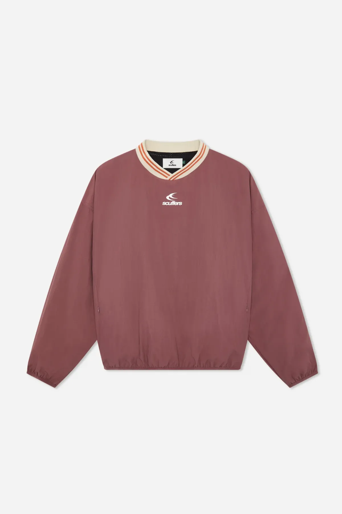 Scuffers Crewneck^Sports Tech Burgundy Crewneck