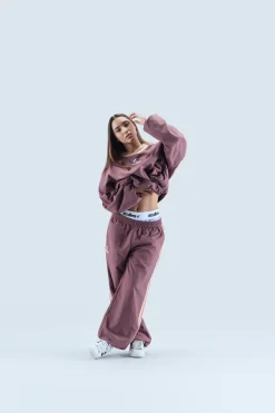 Scuffers Crewneck^Sports Tech Burgundy Crewneck