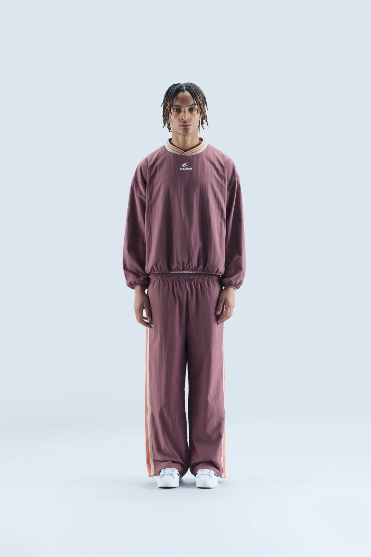 Scuffers Crewneck^Sports Tech Burgundy Crewneck
