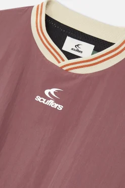 Scuffers Crewneck^Sports Tech Burgundy Crewneck
