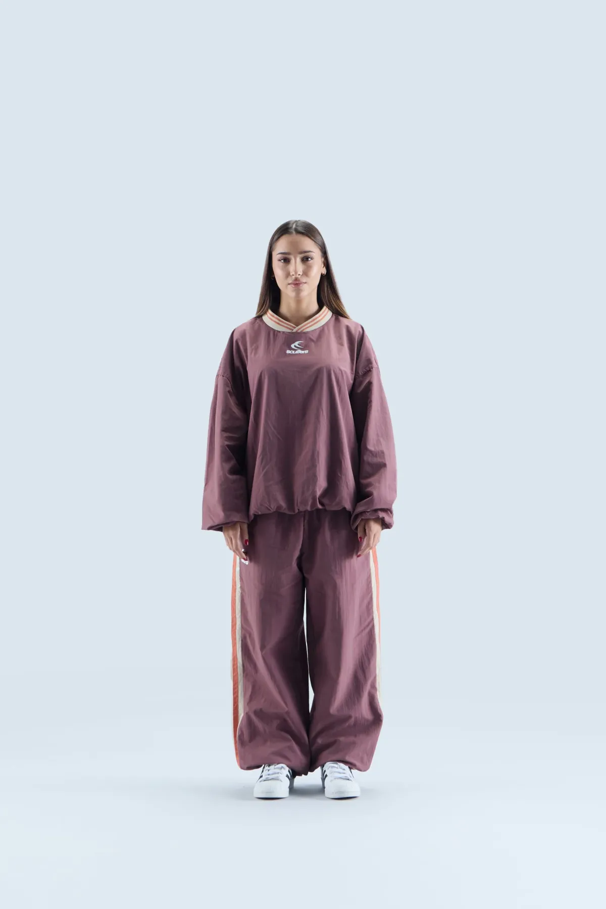 Scuffers Crewneck^Sports Tech Burgundy Crewneck