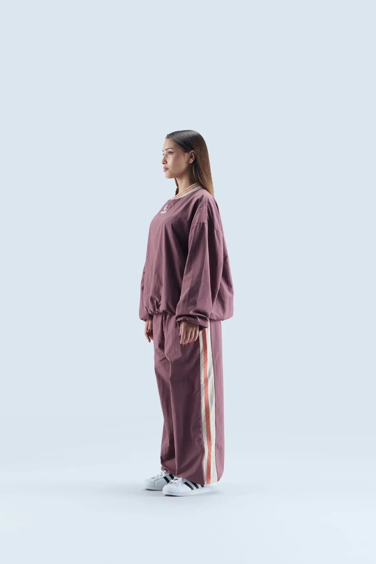 Scuffers Crewneck^Sports Tech Burgundy Crewneck