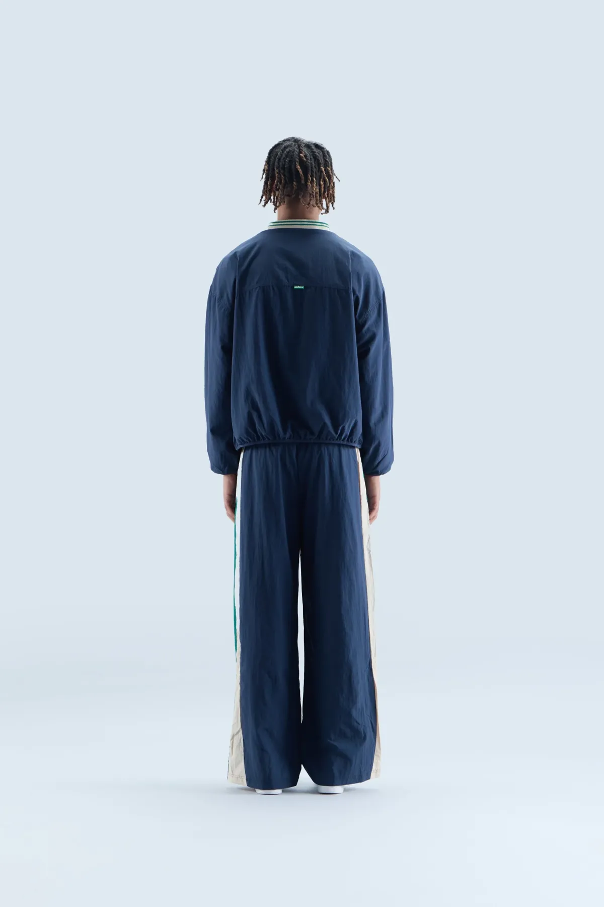 Scuffers Crewneck^Sports Tech Navy & Green Crewneck