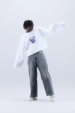 Scuffers Crewneck^SSS Ecru League Sweatshirt