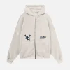 Scuffers Hoodies^SSS Lover Ecru Zipped Hoodie