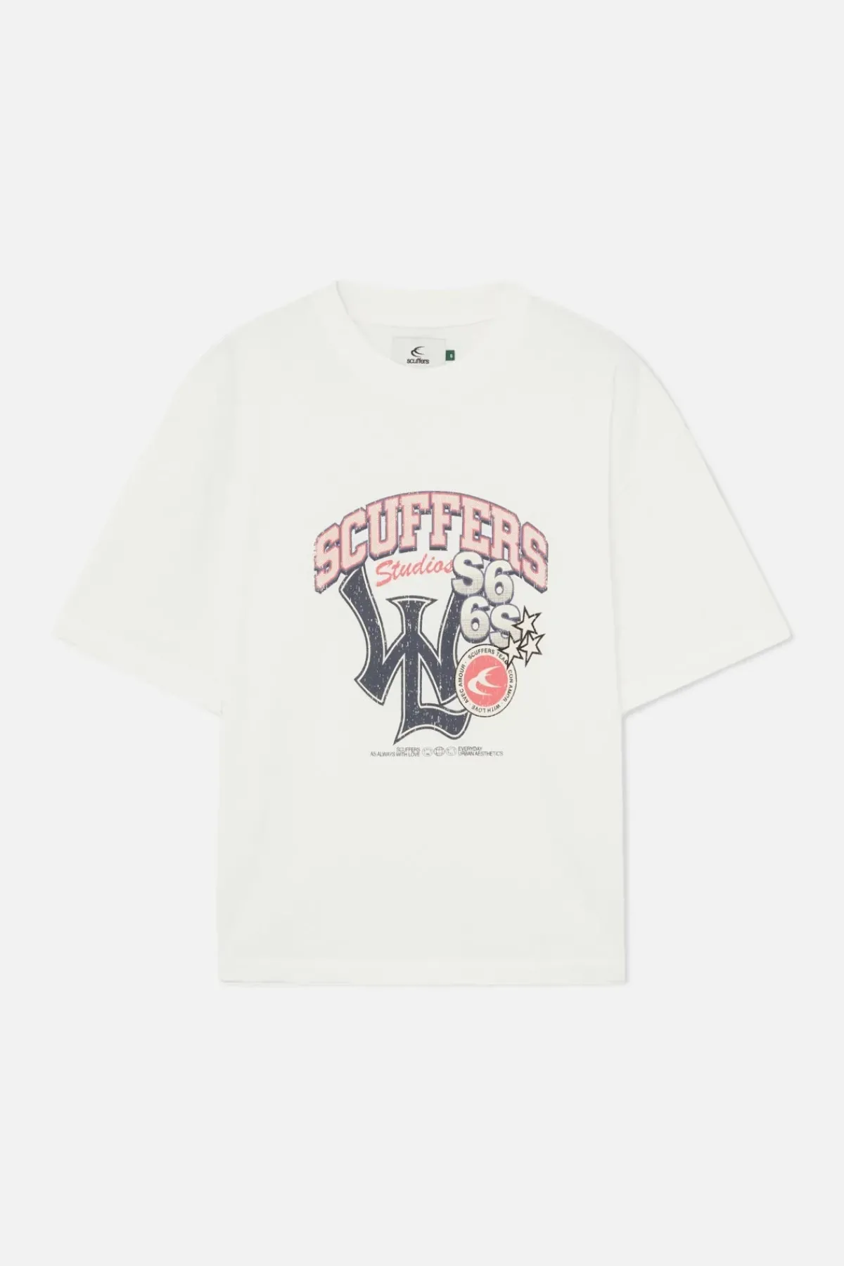 Scuffers T-shirts^SSS Stadium Ecru T-Shirt