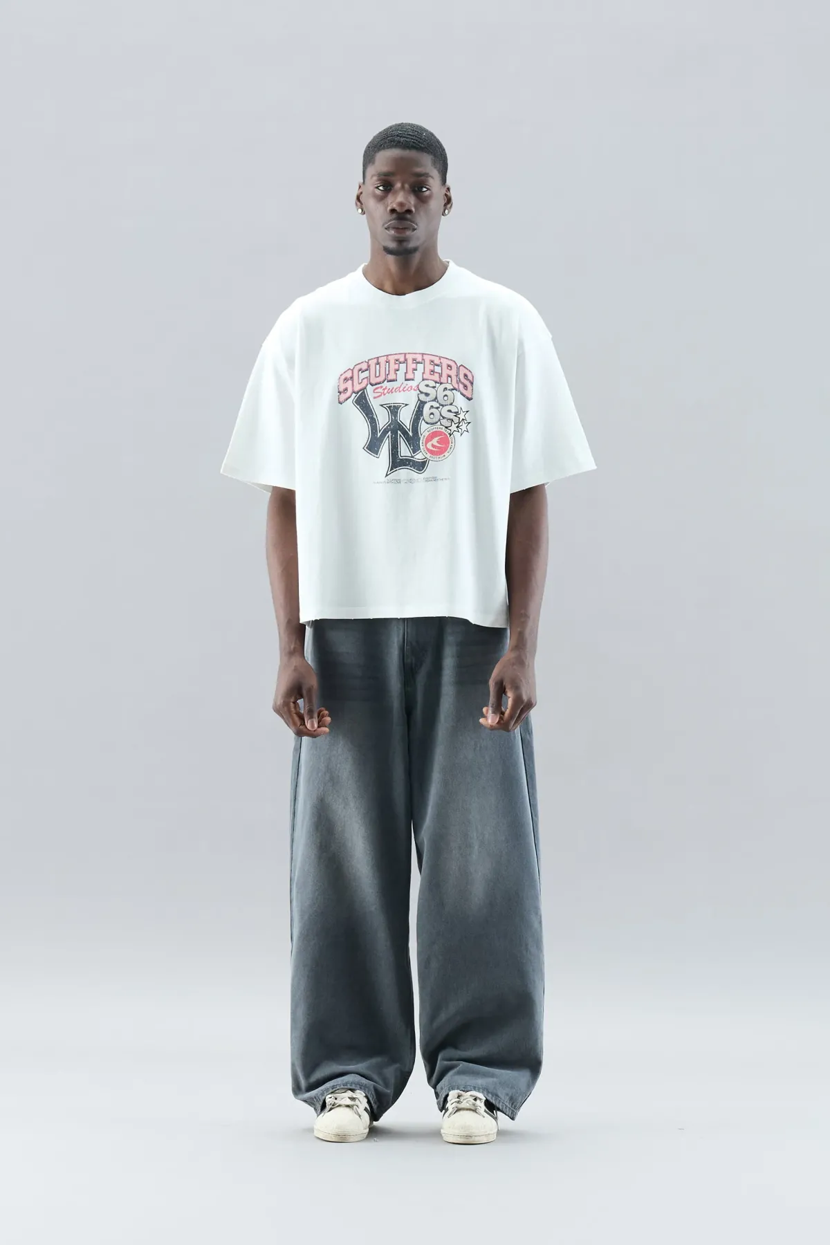 Scuffers T-shirts^SSS Stadium Ecru T-Shirt