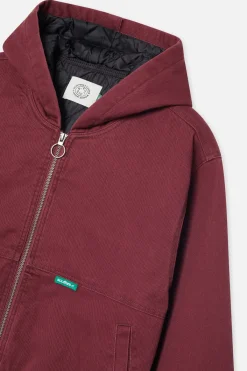 Scuffers Outerwear^Stained Burgundy Work Jacket