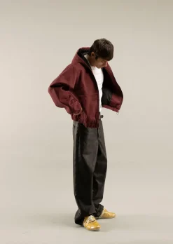Scuffers Outerwear^Stained Burgundy Work Jacket