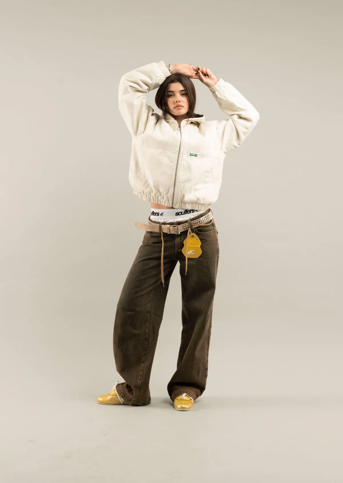 Scuffers Outerwear^Stained Ecru Work Jacket