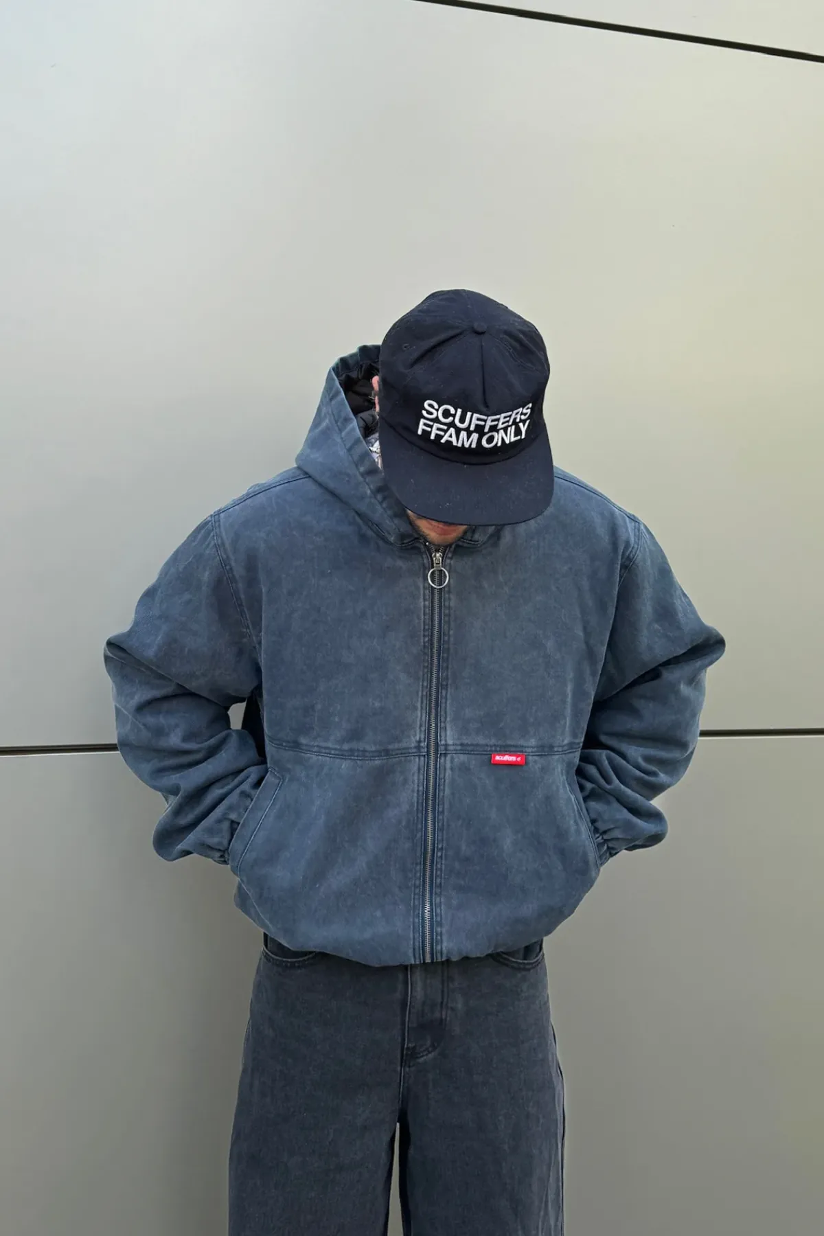 Scuffers Outerwear^Stained Navy Blue Work Jacket