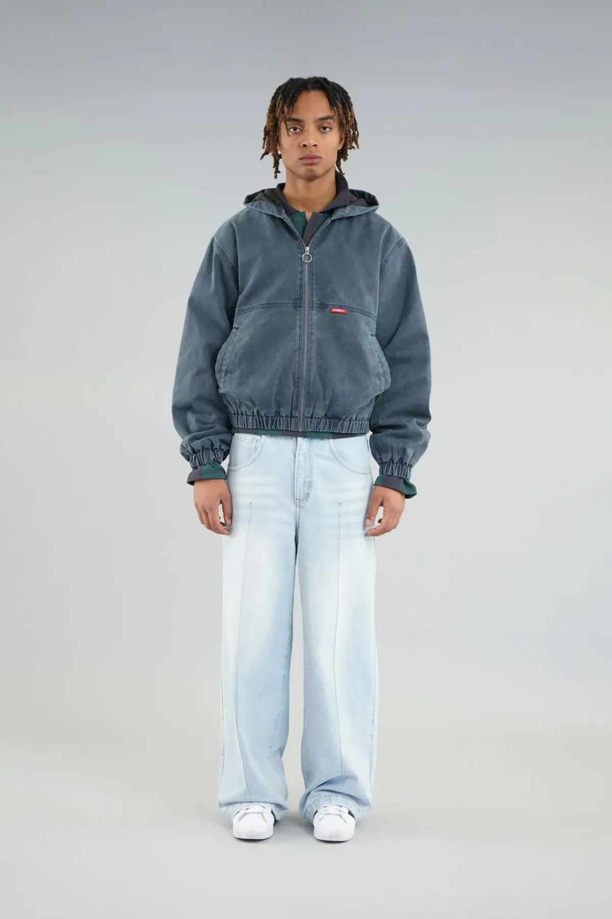 Scuffers Outerwear^Stained Navy Blue Work Jacket