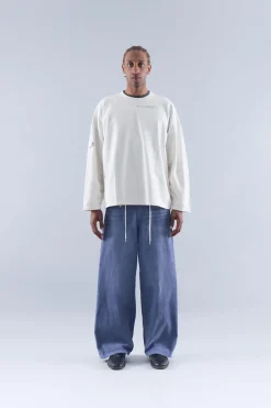 Scuffers Crewneck^Star Sweatshirt Ecru