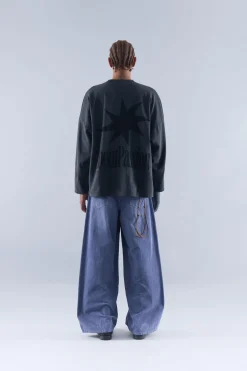Scuffers Crewneck^Star Sweatshirt Faded Grey