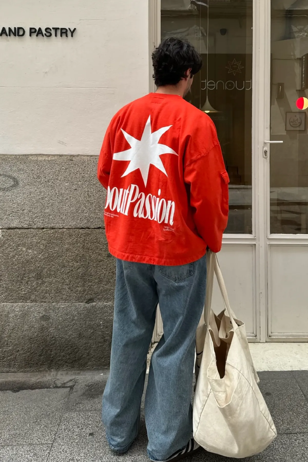 Scuffers Crewneck^Star Sweatshirt Red