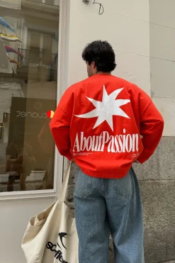 Scuffers Crewneck^Star Sweatshirt Red