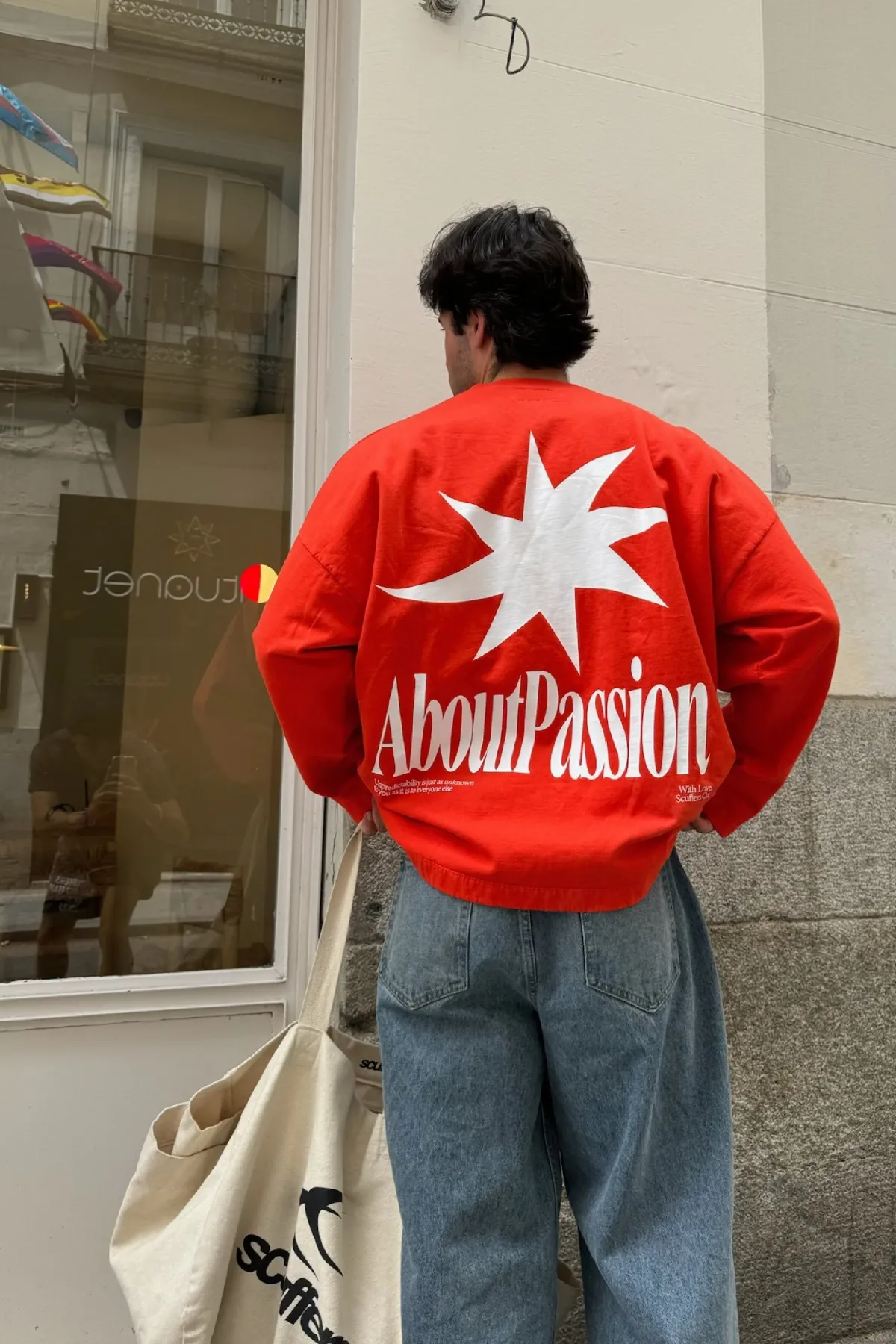 Scuffers Crewneck^Star Sweatshirt Red