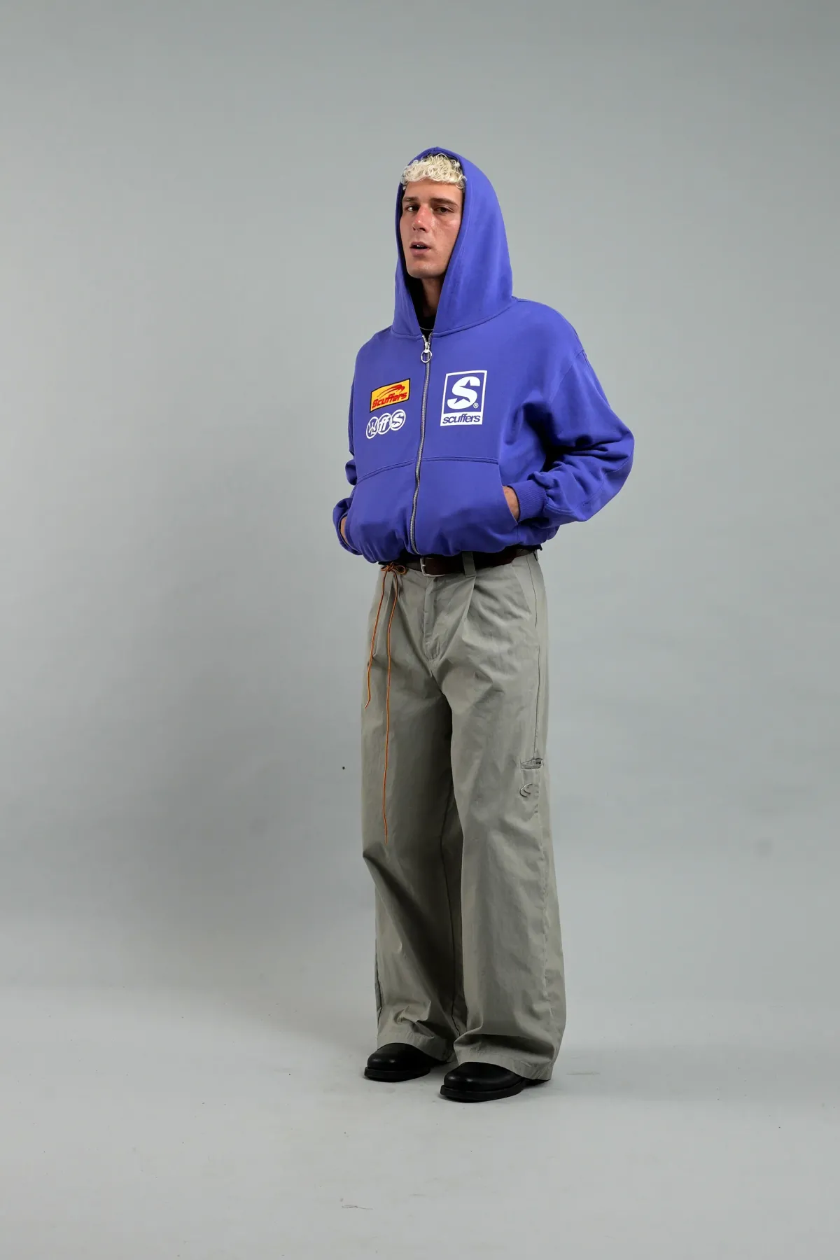 Scuffers Hoodies^Starnova Blue Zipper