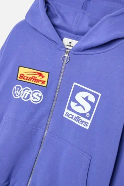 Scuffers Hoodies^Starnova Blue Zipper