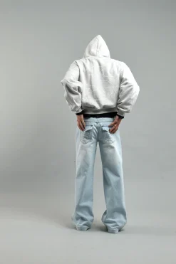 Scuffers Hoodies^Starnova Grey Melange Zipper
