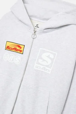 Scuffers Hoodies^Starnova Grey Melange Zipper
