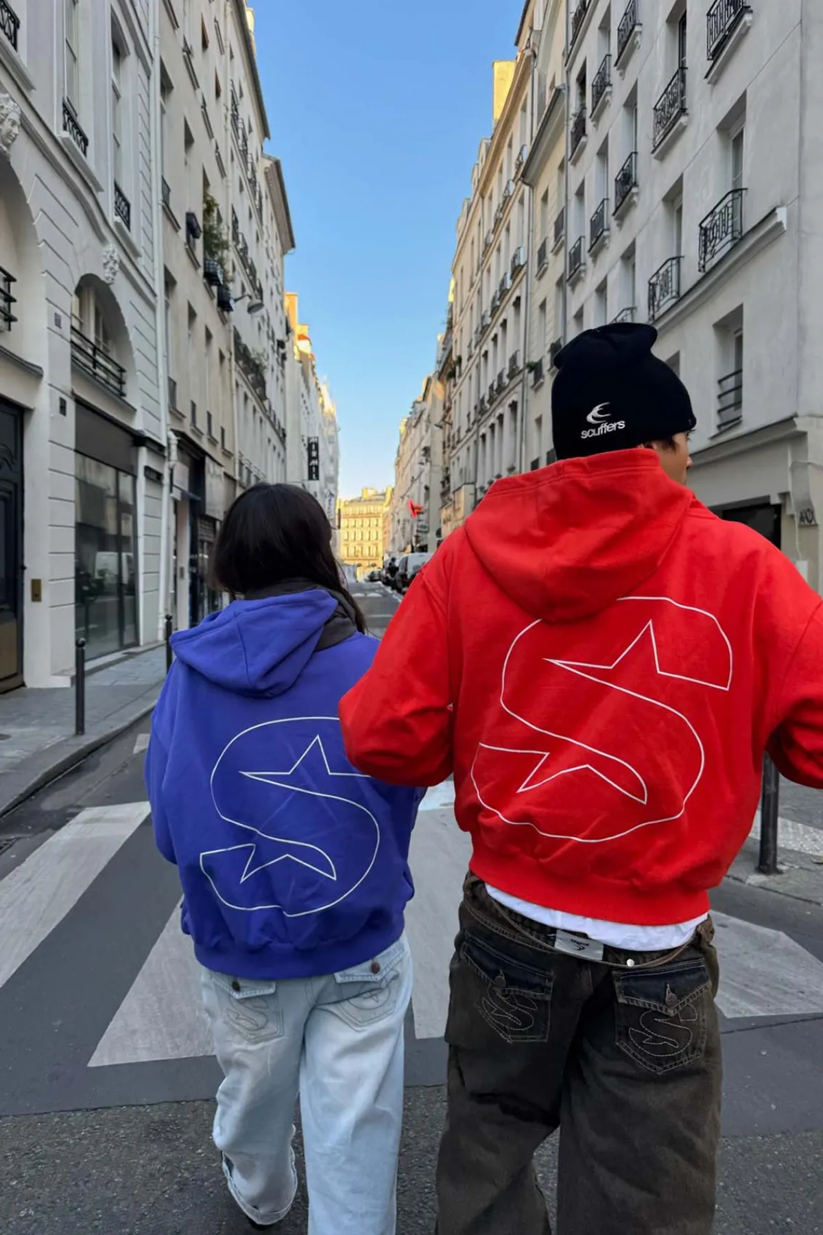 Scuffers Hoodies^Starnova Orange Zipper