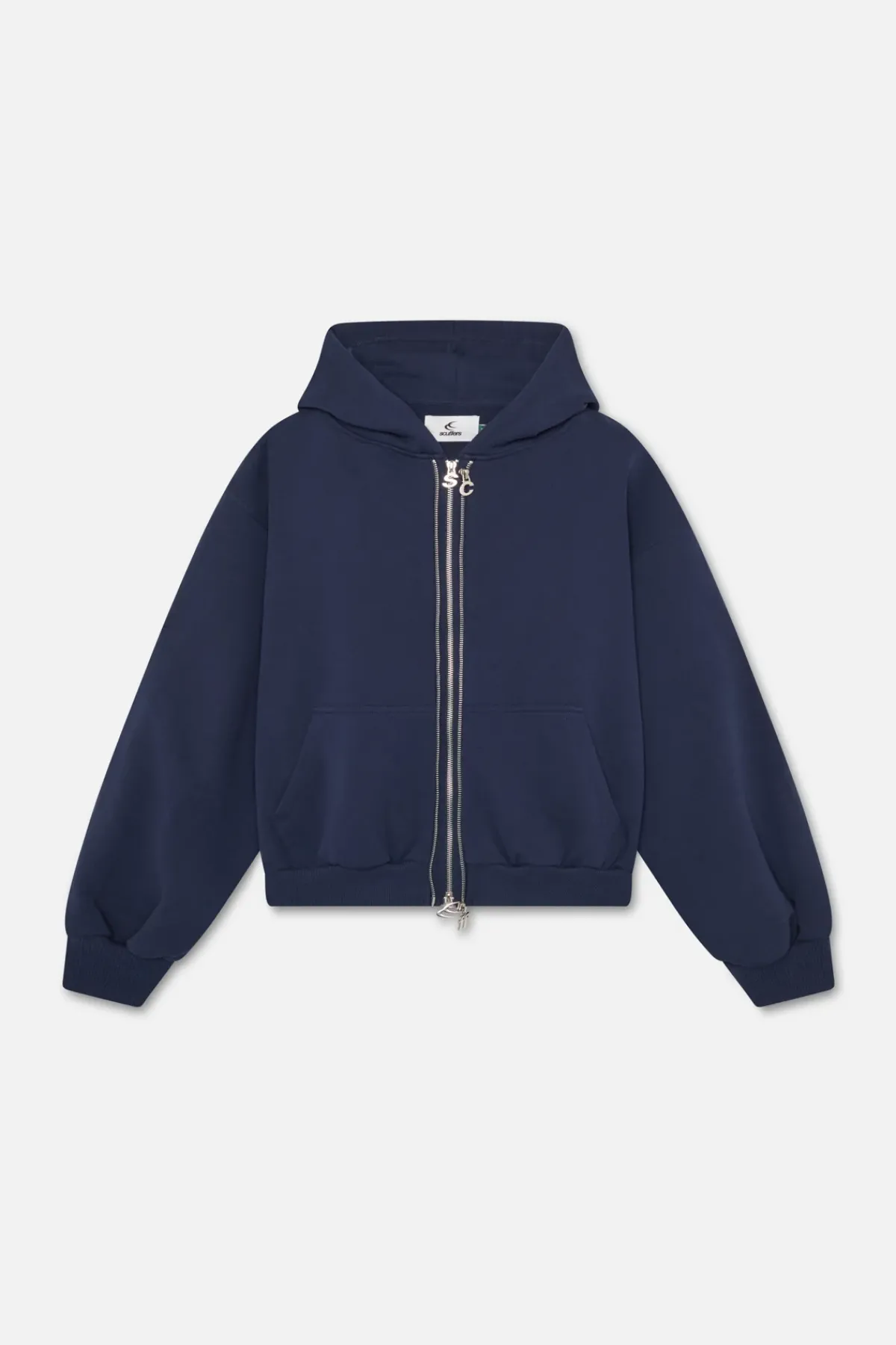 Scuffers Hoodies^Steel Navy Zipper