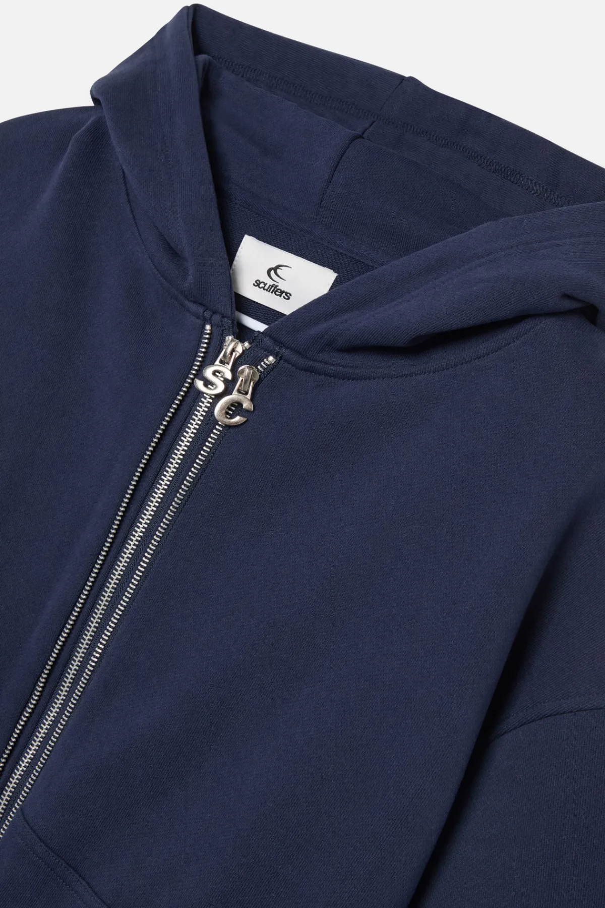 Scuffers Hoodies^Steel Navy Zipper