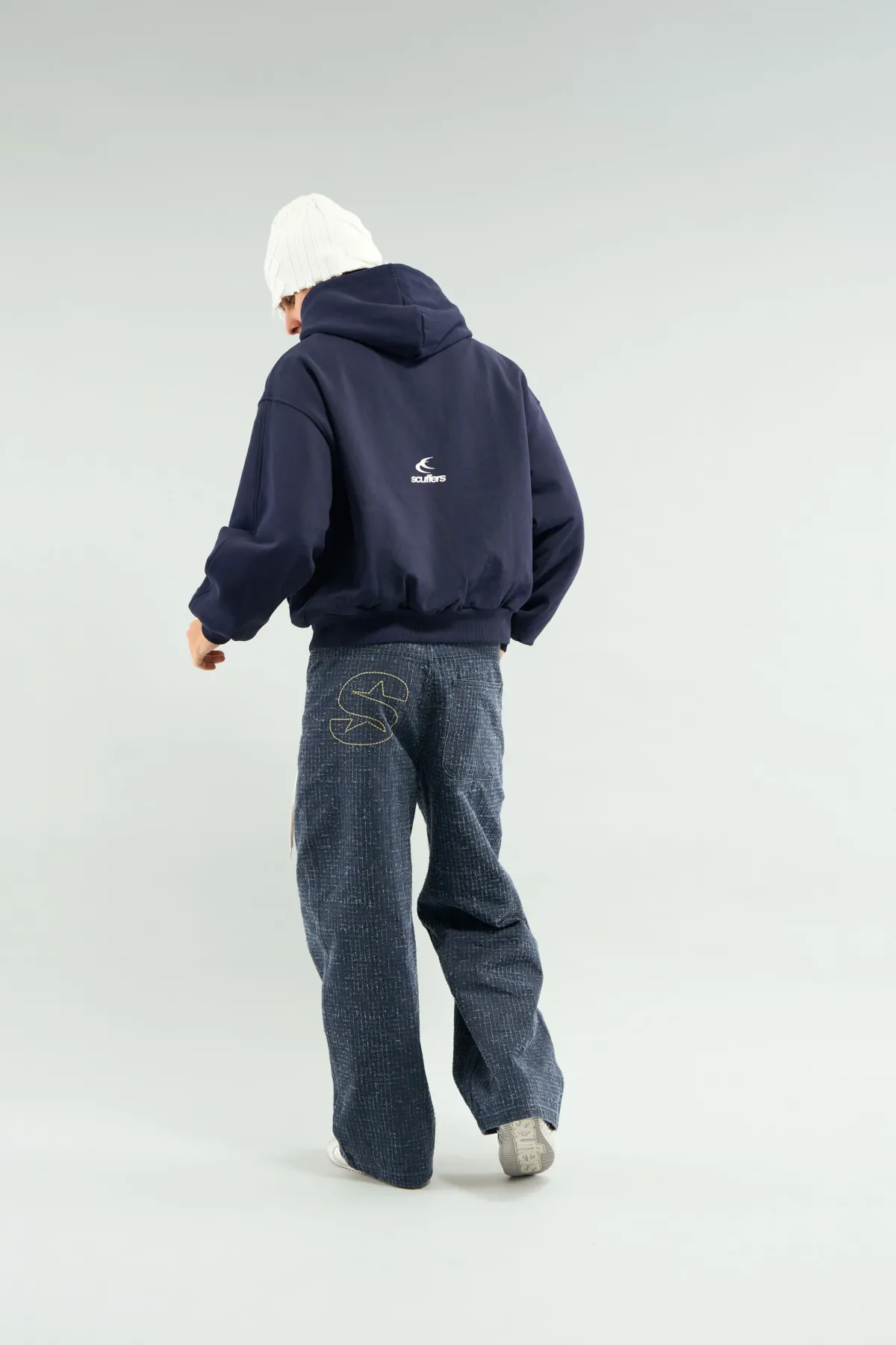 Scuffers Hoodies^Steel Navy Zipper
