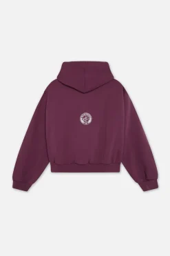 Scuffers Hoodies^Stone Burgundy Zipper