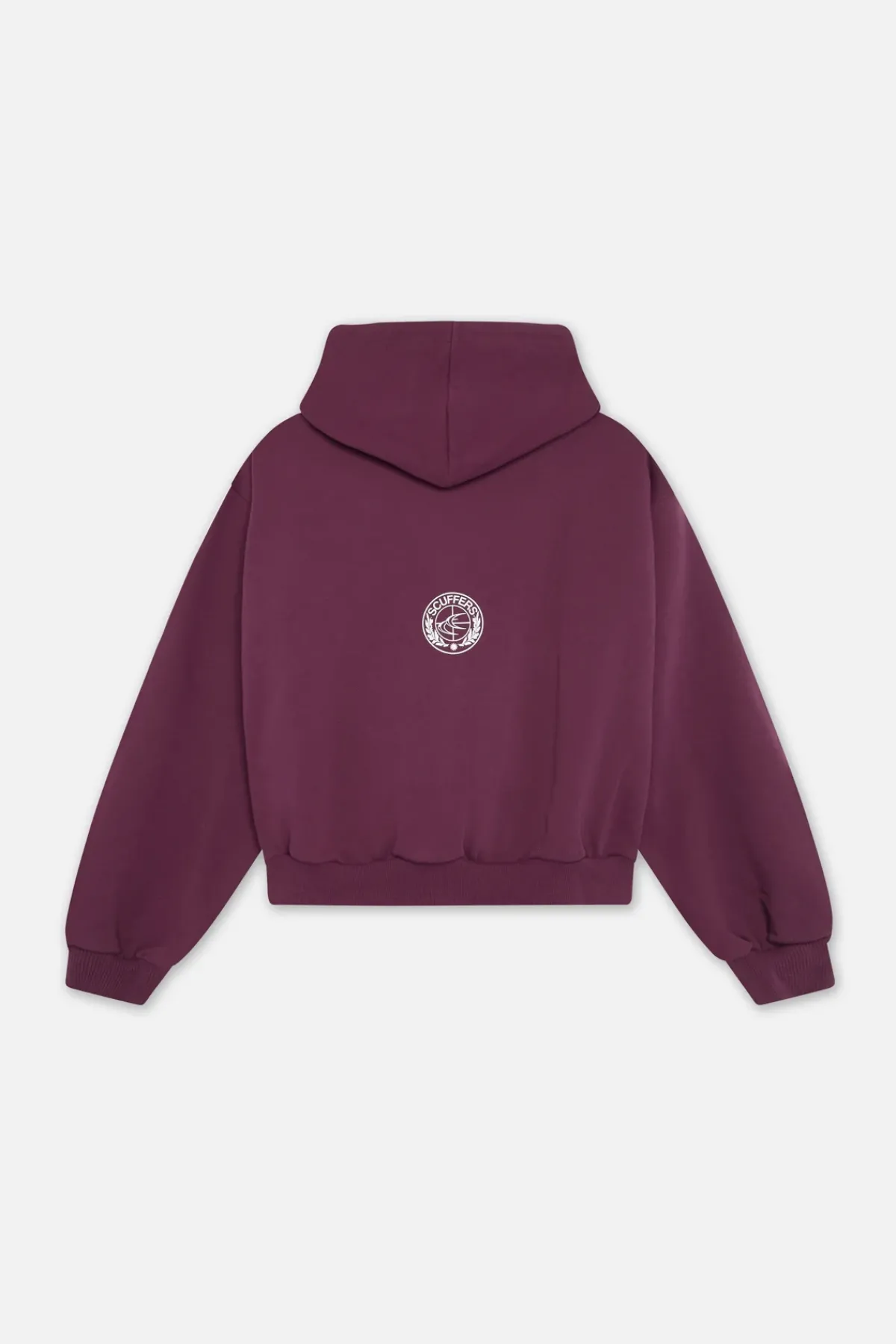 Scuffers Hoodies^Stone Burgundy Zipper