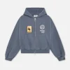 Scuffers Hoodies^Stone Light Blue Zipper