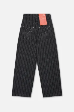 Scuffers Pants & Sweatpants^Striped Black Denim Pants