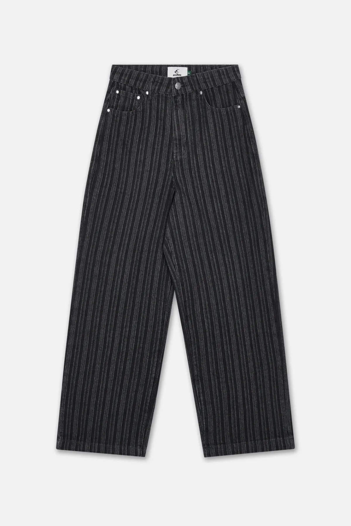 Scuffers Pants & Sweatpants^Striped Black Denim Pants