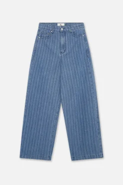 Scuffers Pants & Sweatpants^Striped Blue Denim Pants