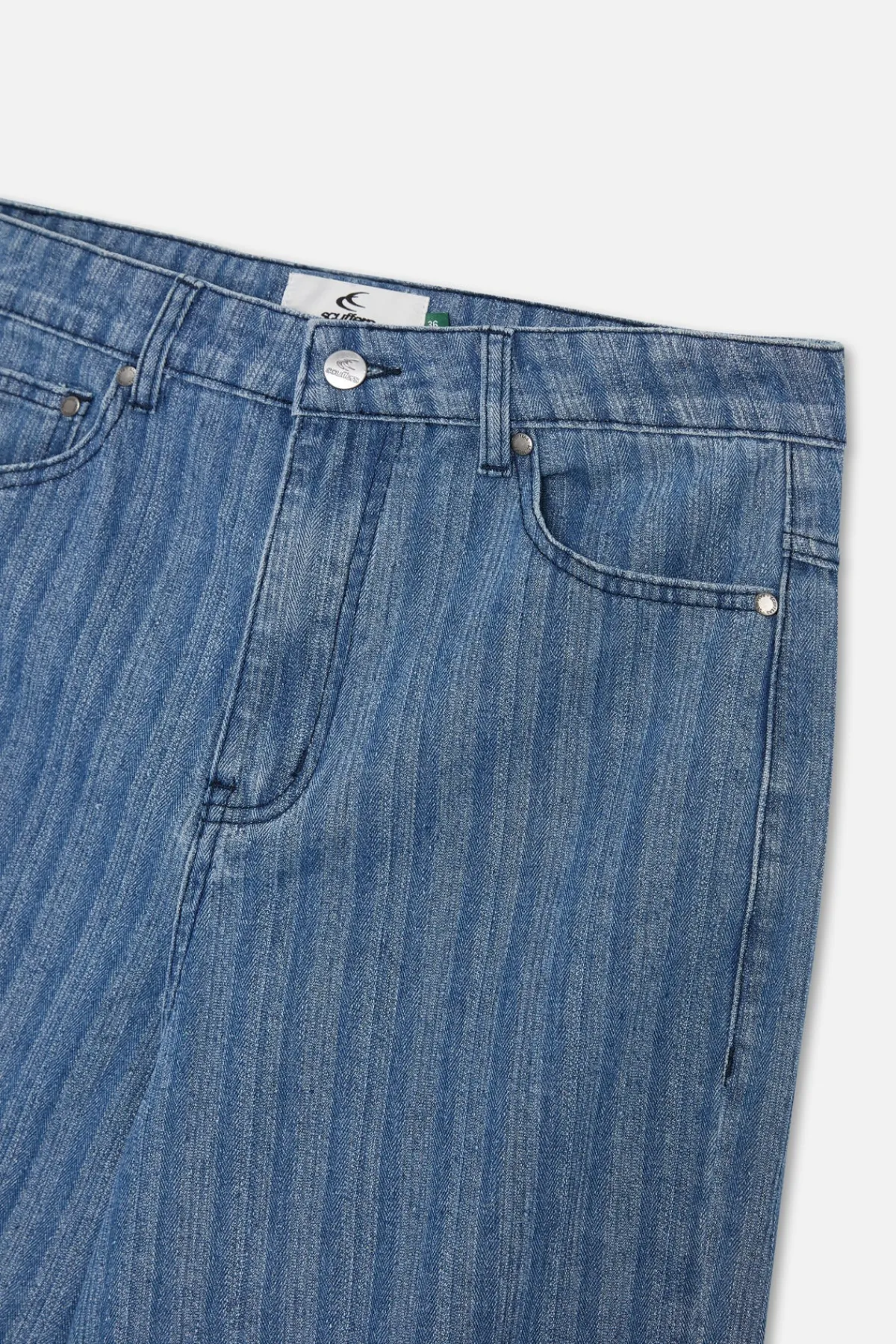 Scuffers Pants & Sweatpants^Striped Blue Denim Pants