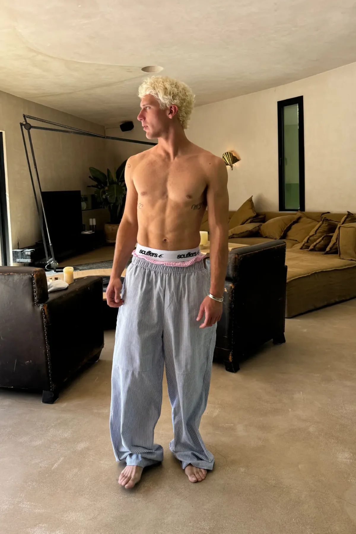 Scuffers Pants & Sweatpants^Striped Blue Pants