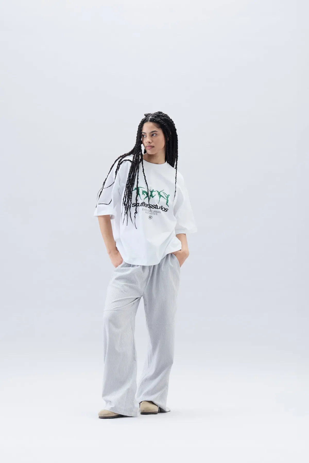 Scuffers Pants & Sweatpants^Striped Grey Pants