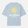 Scuffers T-shirts^Tarifa Light Blue T-Shirt