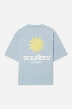 Scuffers T-shirts^Tarifa Light Blue T-Shirt