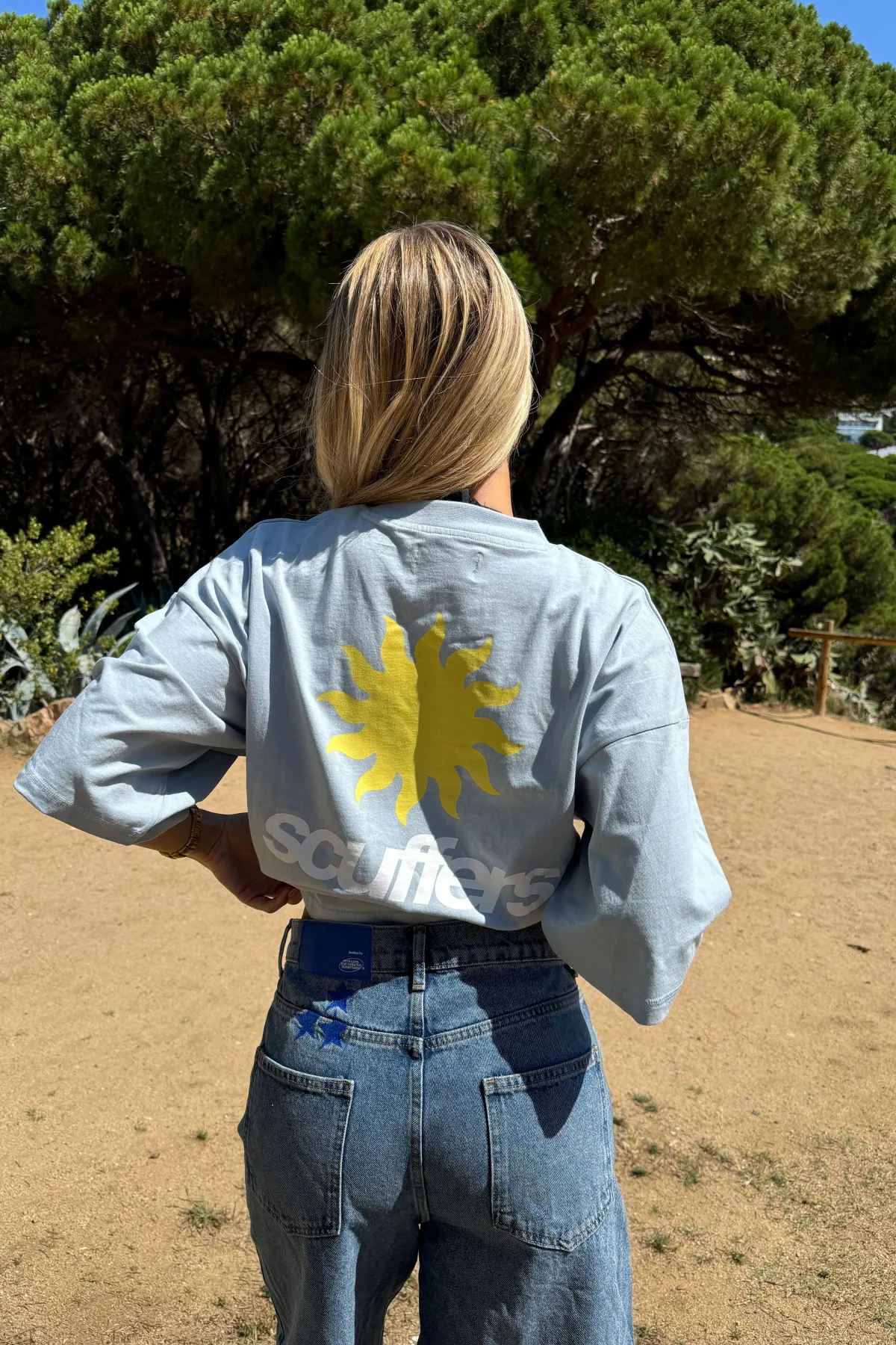 Scuffers T-shirts^Tarifa Light Blue T-Shirt